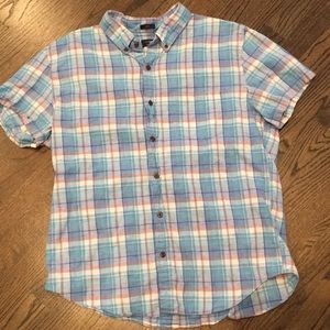 J. Crew slim short sleeve button down